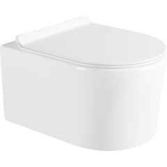 MEXEN - Sofia Závěsná WC mísa včetně sedátka s slow-slim, duroplast, bílá 30540100