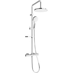 MEXEN - KX05 Sprchový sloup s termostatickou baterií, chrom / bílá 771500591-00