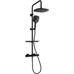 MEXEN - KT17 sprchový sloup s termostatickou baterií černá 771501793-70