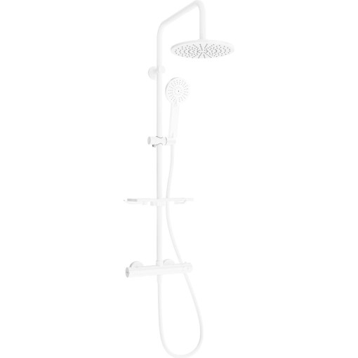 MEXEN - KT40 Sprchový sloup s termostatickou baterií bílé 771504093-20