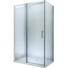MEXEN - OMEGA sprchový kout 100x80, transparent, chrom 825-100-080-01-00