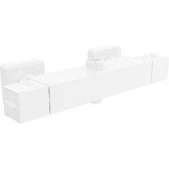 MEXEN - CUBE termostatická sprchová baterie 3/4" + 1/2", bílá 77250-20