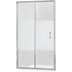 MEXEN - APIA posuvné dveře 115x190 cm 5mm chrom pasy 845-115-000-01-20