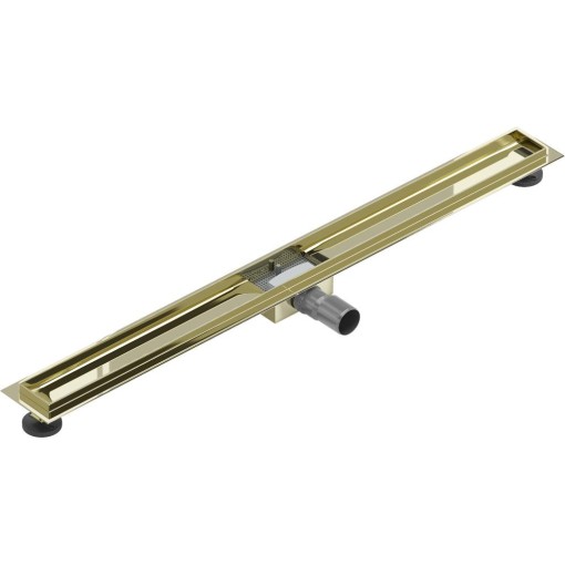 MEXEN - Flat odtokový žlab bez roštu 90 cm zlata 1515090