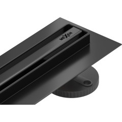 MEXEN - Flat 360 Slim podlahový žlab 90 cm otočný černá 1741090