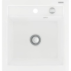 MEXEN - Vito granitový dřez 1 520x490 mm, bílá 6503521000-20