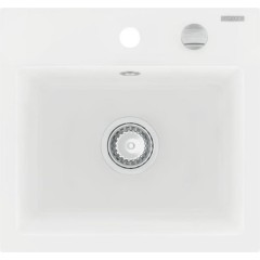 MEXEN - Milo granitový, kuchyňský dřez 1 435x410 mm, bílá 6505441000-20