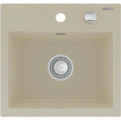 MEXEN - Milo granitový, kuchyňský dřez 1 435x410 mm, béžová 6505441000-69