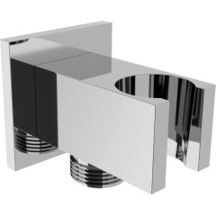 MEXEN - Držák sprchy Cube, pevný, s vyústěním, chrom 79300-00