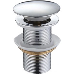 MEXEN - Zátka klik-klak bez přepadu, chrom kulatá 79910-00