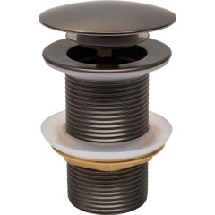 MEXEN - Zátka klik-klak bez přepadu, grafit kulatá79910-66