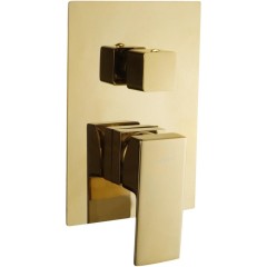 MEXEN - Uno podomítková baterie vana-sprcha DR02, zlatá 71435-50