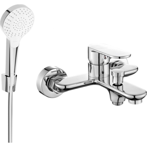 MEXEN - Milo R05 vanová baterie s příslušenstvím, chrom 7133R05-00