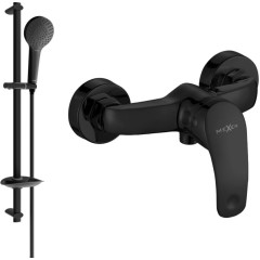 MEXEN - Fabia DB05 Sprchová baterie s příslušenstvím, černá 74654DB05-70