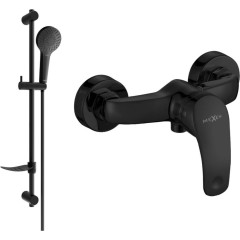 MEXEN - Fabia DF05 Sprchová baterie s příslušenstvím, černá 74654DF05-70