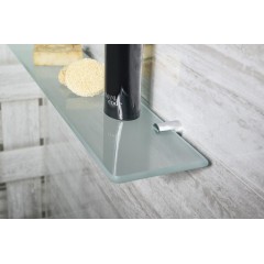 SAPHO - X-ROUND držáky skleněné poličky 8, chrom XR008