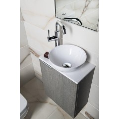 SAPHO - ASTER keramické umývátko na desku, Ø 28cm, bílá AR499