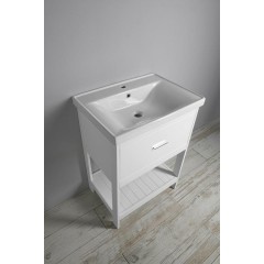 AQUALINE - ETIDE umyvadlová skříňka 61,5x85x44 cm, bílá mat ET615