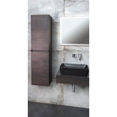 SAPHO - MORIAN vysoká skříňka 35x140x30cm, dub černý MR189