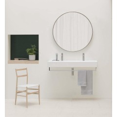 GSI - KUBE X keramické dvojumyvadlo 120x47cm, bílá ExtraGlaze 9424211