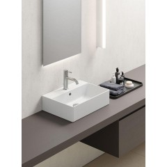 GSI - KUBE X keramické umyvadlo 50x37cm, bílá ExtraGlaze 9447111