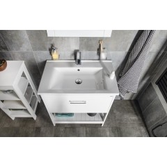 AQUALINE - ETIDE umyvadlová skříňka 71,5x85x44 cm, bílá mat ET725