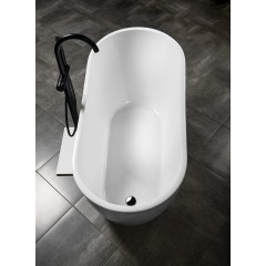 AQUALINE - TISA volně stojící vana, 150x75cm, bílá E1575