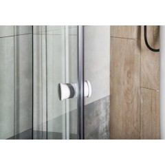 AQUALINE - AMICO sprchové dveře výklopné 1040-1220x1850, čiré sklo G100