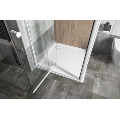 AQUALINE - AMICO sprchové dveře výklopné 1040-1220x1850, čiré sklo G100