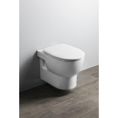 ISVEA - ABSOLUTE závěsná WC mísa, Rimless, 35x50cm, bílá 10AB02002