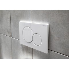 GEBERIT SIGMA01 ovládací tlačítko, bílá lesk 115.770.11.5