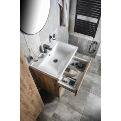 AQUALINE - ALTAIR umyvadlová skříňka 67x60x45cm, dub emporio AI370