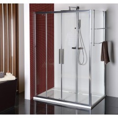 POLYSAN - LUCIS LINE sprchová boční stěna 800, čiré sklo DL3315