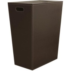 SAPHO - ECO PELLE koš na prádlo 43x48x26cm, hnědá 2462DB