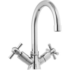 AQUALINE - XENIA stojánková umyvadlová kohoutková baterie, chrom 1109-02