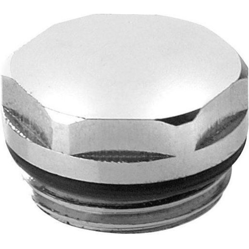 AQUALINE - Záslepka k radiátoru 1/2", chrom 26168