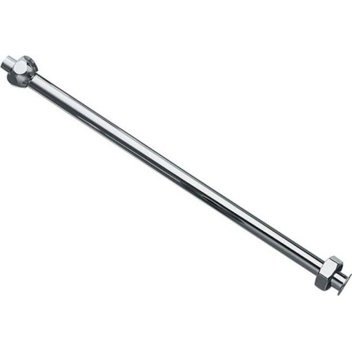 SILFRA - Trubička přímá pro urinál včetně matek, 1/2", průměr 12x300, chrom AT92151