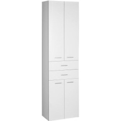 AQUALINE - ZOJA/KERAMIA FRESH skříňka vysoká se zásuvkami 50x184x29cm, bílá 51291