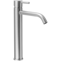 SAPHO - MINIMAL stojánková umyvadlová baterie vysoká, nerez mat MI202