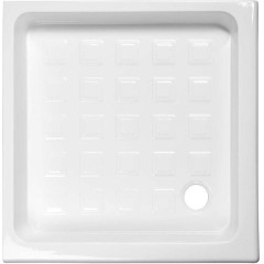 KERASAN - RETRO keramická sprchová vanička, čtverec 90x90x20cm, bílá 133801