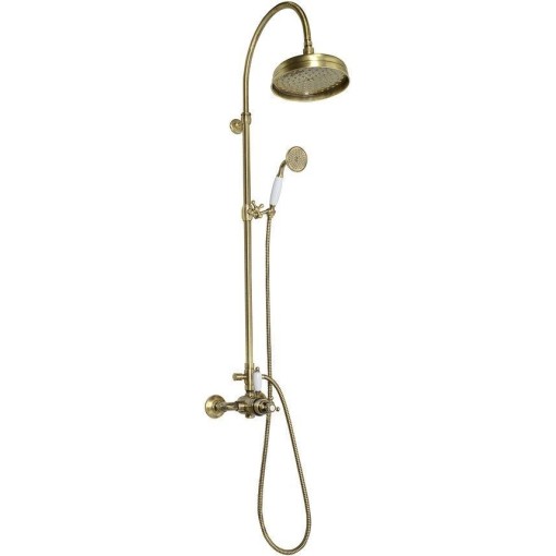 SAPHO - ANTEA sprchový sloup s termostatickou baterií, bronz SET046