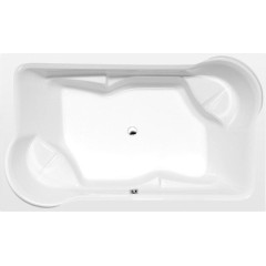 POLYSAN - DUO obdélníková vana 200x120x45cm, bílá 16111