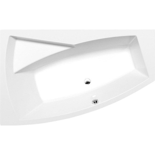 POLYSAN - EVIA L asymetrická vana 170x100x47cm, bílá 21611