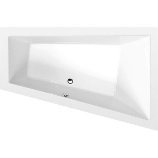 POLYSAN - TRIANGL R asymetrická vana 180x120x50cm, bílá 20611