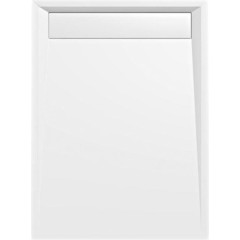 POLYSAN - VARESA sprchová vanička z litého mramoru se záklopem, obdélník 120x90cm, bílá 71603