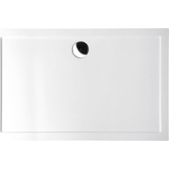 POLYSAN - KARIA sprchová vanička z litého mramoru, obdélník 110x80cm, bílá 46511