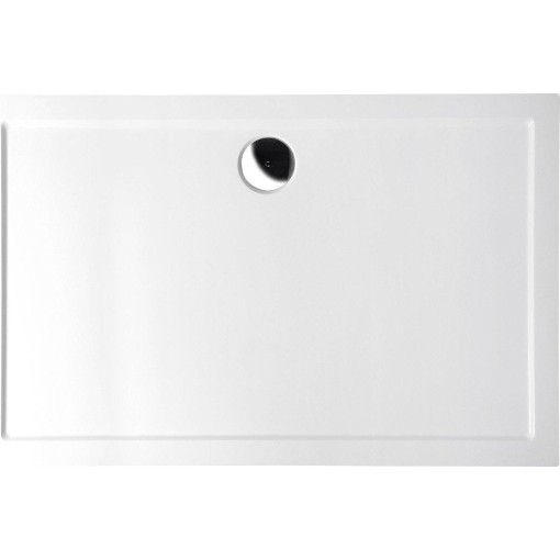 POLYSAN - KARIA sprchová vanička z litého mramoru, obdélník 110x80cm, bílá 46511