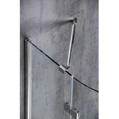 POLYSAN - Rohová vzpěra stěna / sklo, chrom 765-C