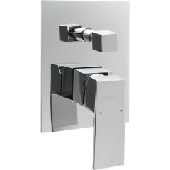 SAPHO - LATUS podomítková sprchová baterie, 2 výstupy, chrom 1102-42