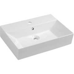 ISVEA - SISTEMA keramické umyvadlo 60x42cm, bílá 10SF50060